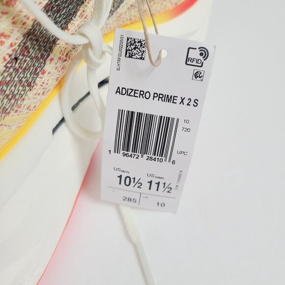NEW Adidas Adizero Prime X 2.0 Strung Running Shoes ID0264 Size 10.5 main image 7